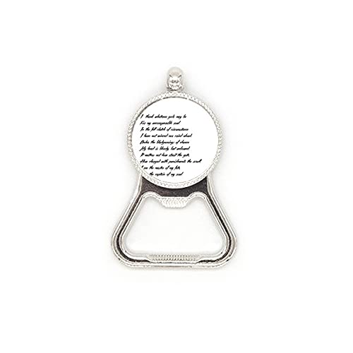 Décapsuleur en acier inoxydable avec citation Never Surrender cadeau - 2