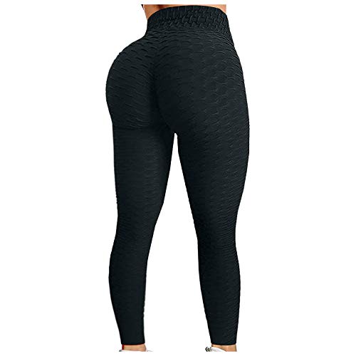 La Cosa Tiene Tela Leggings Mallas para Mujer Efecto Push Up Mujer Deportivos El�sticos Fitness Gimnasio (M)