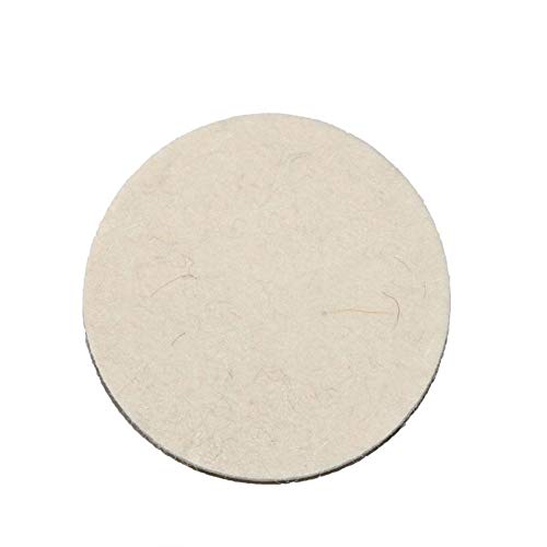 Image of FPPO 3 inch 10pcs Sanding Pad Wool Felt Quick Change Discs,Surface Polishing Buffing Pads Wheel (Pack of 2)