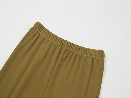 Vagefun Girls Flare Leggings-Toddler Girl Fleece Warm Bell Bottom Pants Leggings Christmas Stocking Stuffers for Kids Gift4