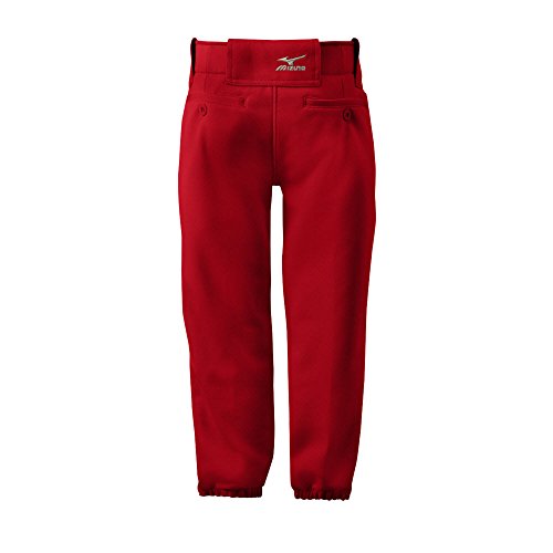 Mizuno Calça de softbol com cinto para meninas (juvenis)