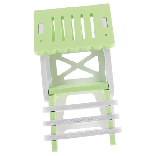 CORHAD Hamsterhaus mit Leiter Natürliche Bissfeste Nager Villa für Zwerghamster Meerschweinchen Eichhörnchen Vielseitiger Rückzugsort und Spielturm für Käfig Grün