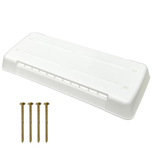showingo RV Roof Refrigerator Vent Cover 65528 Replacement for Ventmate 65528 Dometic White Refrigerator Vent Cover