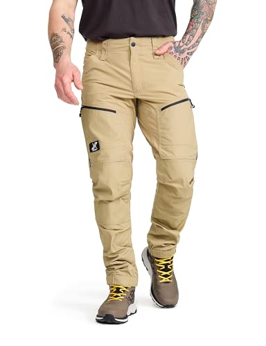 RevolutionRace Herren RVRC GP Pro Pants, Hose zum Wandern und für viele Outdoor-Aktivitäten, Khaki, M