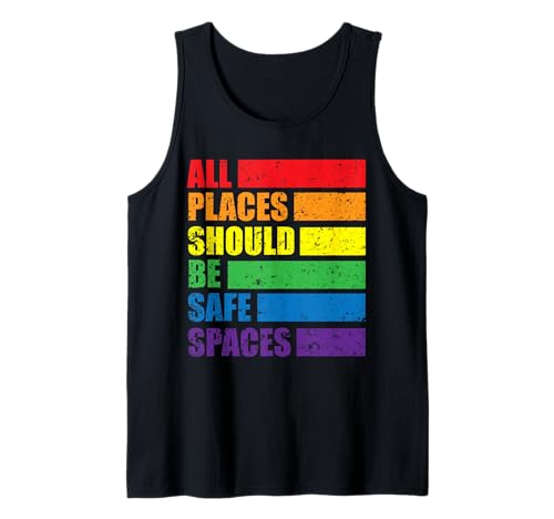 Rainbow Safe Space - Pride Queer Lesben Gay Trans CSD LGBTQ+ Tank Top