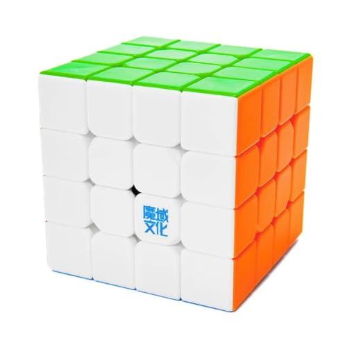 Image of MoYu AoSu 4x4 V7 Single-Track Magnetic Cube, 58mm Compact Speed Puzzle, Smooth Fast Turning 4x4 Brain Teaser for Kids & Adults