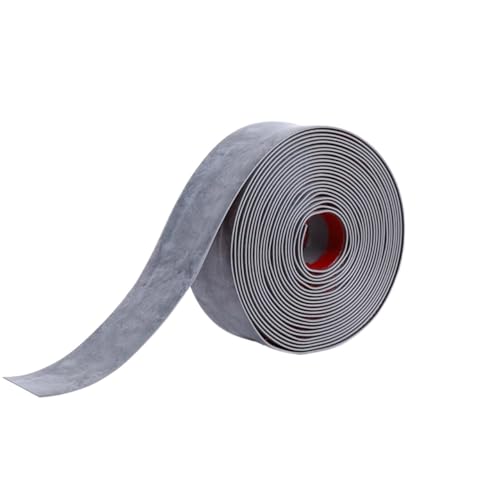 1M Surface Mounted Self-Adhesive Cable Tray Ground Anti Stepping Cover Decorative Exposed Wire Conduit for Office, Home, Workshop, Warehouse, Garage(Count Grey 1M,38mm Wide)