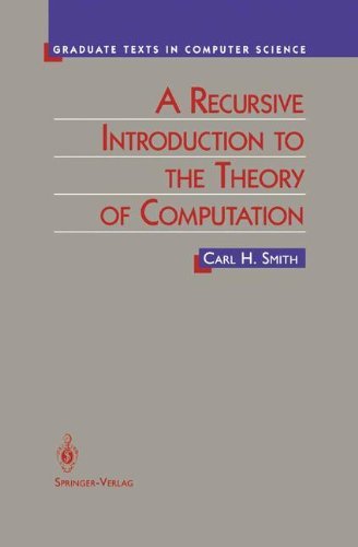 A Recursive Introduction to the Theory of Computation (Texts in Computer Science)
