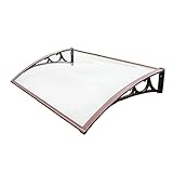 ★ Tamaño del producto: El tamaño de la nave de la puerta es de 80 × 80 cm / 80 x 100 cm / 80 x 120 cm, que es la prueba de lluvia ideal y refugio para el invierno, y es un ideal toldo en los días soleados.