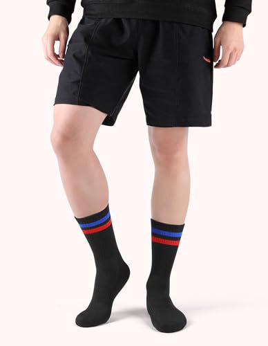 Image of Airacker Athletic Socks Sport Running Calf Socks Performance Cushioned Breathable Crew Socks for Men Women(6 Pairs)