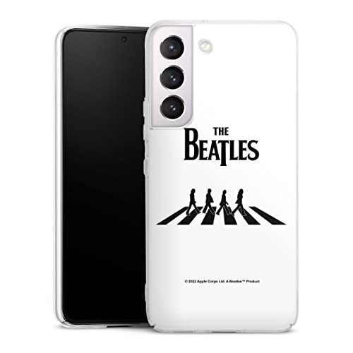 DeinDesign Coque Compatible avec Samsung Galaxy S22 Étui Housse The Beatles Abbey Road Musique - Les Beatles, Paul McCartney, John Lennon, RIngo Starr, George Harrison DeinDesign Coque Compatible avec Samsung Galaxy S22 Étui Housse The Beatles Abbey Road Musique