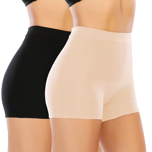 Image of Womens Seamless Shaping Boyshorts Panties Tummy Control Underwear Slimming Shapewear Slip Shorts