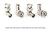 THE CIMPLE CO BNC Elbow Male Female Adapter, 90 Degree Angle, 4 Pack, UL Listed