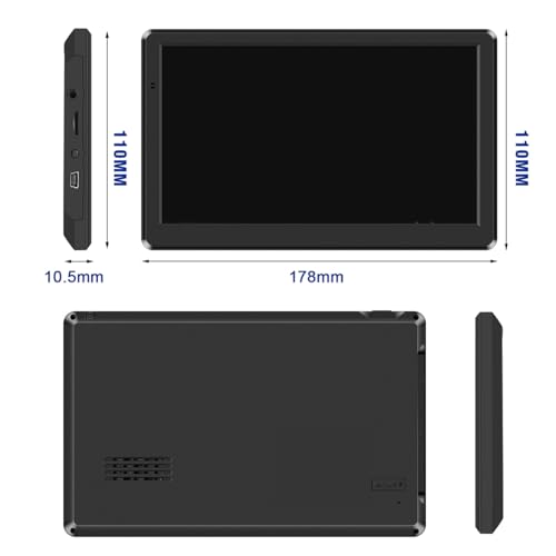 VOANZO Autonavigator Universelle Ausstattung für PKW und LKW Lebenslange kostenlose Kartenupdates Intelligente Sprachführung Praktischer Fahrspurassistent