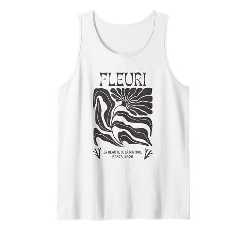 Fleuri la beauté de la naturaleza París 1978 Flor Camiseta sin Mangas