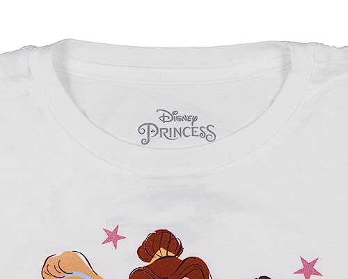 Disney Princess Cinderella Belle Jasmine Be True to You Graphic Print T-Shirt4