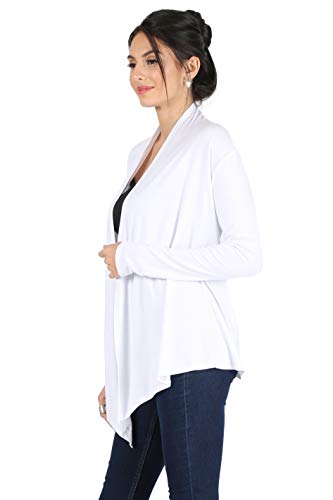 Simlu 560381 Lightweight White Cardigans thumb #2