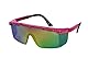 WILBERS & WILBERS 20138-80er Jahre Brille mit Spiegelglas, Skibrille, Partybrille für Karneval, Rose
