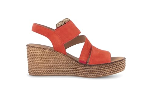 Sandales pour femme Gabor 84.771.15 nu-pieds en cuir à talon compensé
