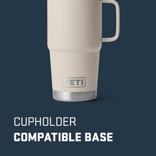 Image of YETI Rambler 20 oz Travel Mug, Stainless Steel, Vacuum Insulated with Stronghold Lid