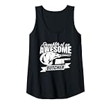 Damen Metzger Tochter Fleischverkäuferin Metzgerei Tank Top