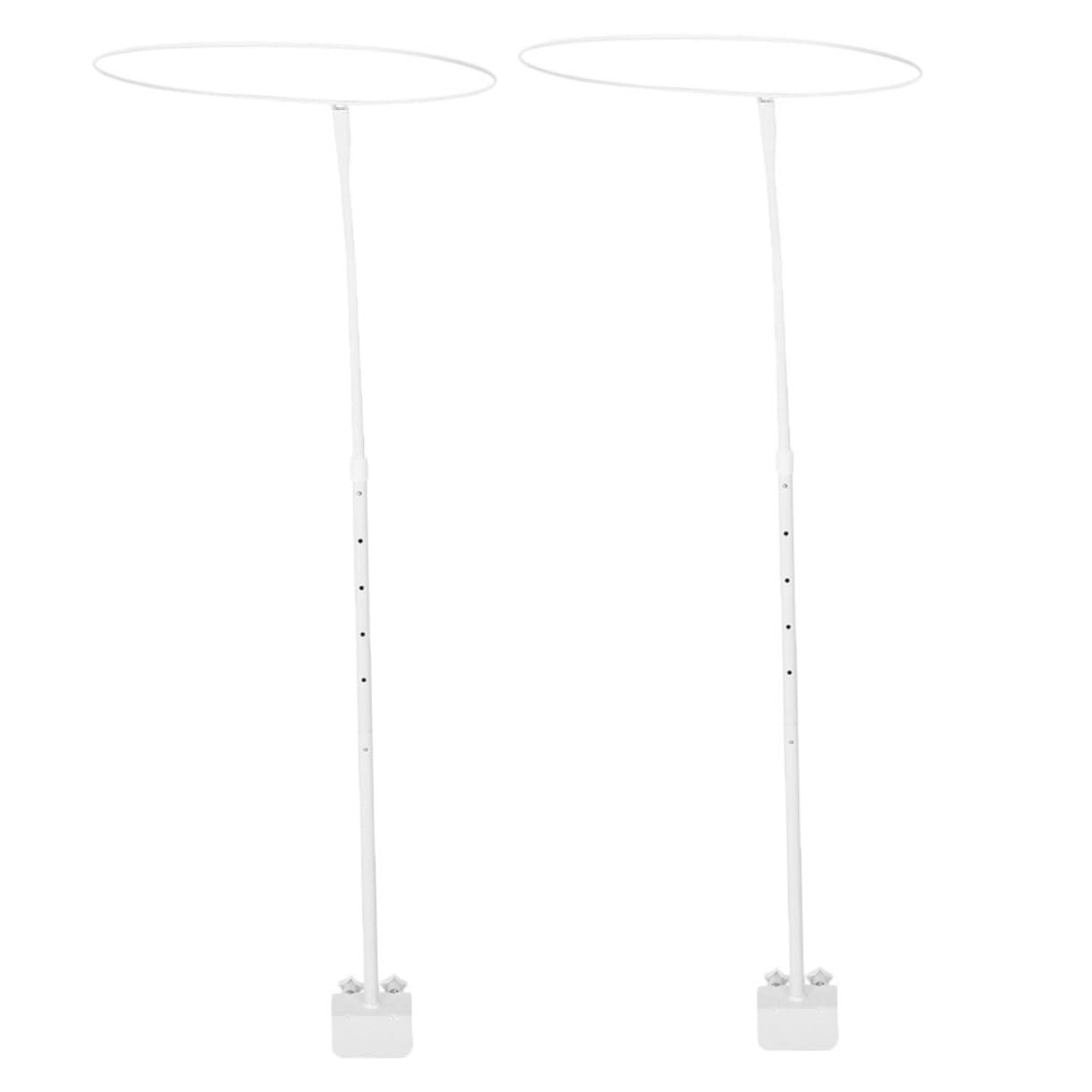 Auvent suspendu de berceau sans chute grâce au support double sim blanche x2