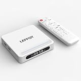 Android 14.0 TV Box 2025, 4GB RAM 32GB ROM, LEFFOT 4K Ultra HD Home TV Streaming Device, Support Voice Remote, 2.4G/5G WiFi 6, BT 5.4, 100M Ethernet, H.265 8K Decoding, H618 Plus Quad-Core A53 CPU