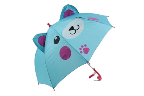 Parapluie pour enfants chat canne cloche étanche pour protection pluie maternelle