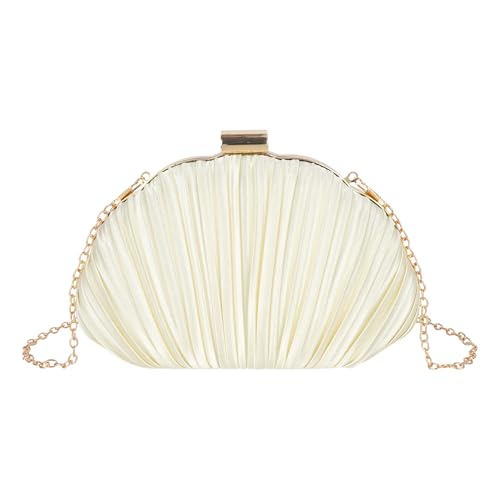 Image of Women Seashell Evening Bag Purse Mermaid Chain Strap Clutch Handbag Shoulder Bag | Seashell