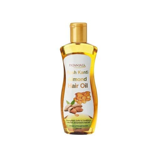 Baba Ramdev - Aceite de almendras Patanjali, 3.4fl oz de hierbas naturales