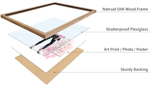Image of Poster Master The Best Thing In Life Are Free Poster - Fashion Print - Trendy Art - Modern Art - Gift for Women & Fashionista - Funny Glamour Decor for Bedroom or Girl's Room, 8x10 Beige Framed