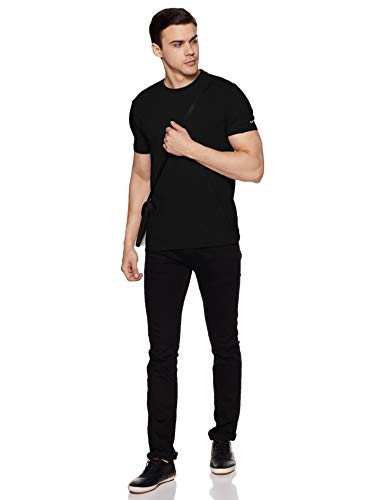 Image of FCUK Men's Solid Regular fit T-Shirt