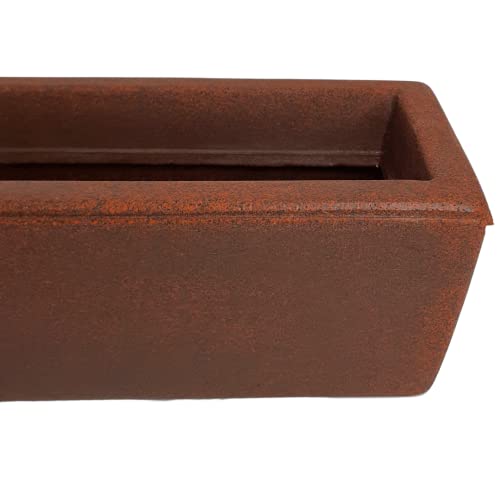 Jardineira Para Plantas 80cm Floreira De Polietileno Marrom