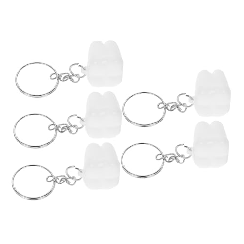 Holibanna 5 Piezas Decoración De Mochila Llavero Con Colgante De Diente Titular De Los Llavero En Forma De Diente Portadientes Llavero De Llavero Mochila El Plastico