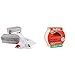 ProDec Advance 200 sqm (4m x 50m) Super Cling Dust Sheet Roll - No Taping Required Bundle with ProDec 2 inch x 50m Low Tack Masking Tape for Delicate Surfaces, Indoor Painting and Decorating
