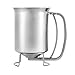Produktbild Edelstahl Pfannkuchenteigspender Teigportionierer Handheld Pancake Batter Dispenser Trichter Teig Backen Werkzeug Küchenwerkzeug Bäckereien für Waffeln, Kuchen Saftläden