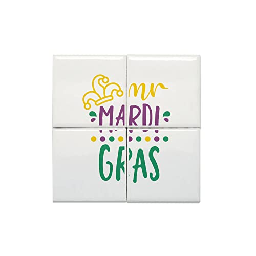 Carreaux céramique Mister Mardi Gras de 40x40 cm artistique
