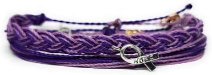 Pulsera de concientización sobre el Alzheimer, en apoyo de los seres queridos que luchan contra el Alzheimer