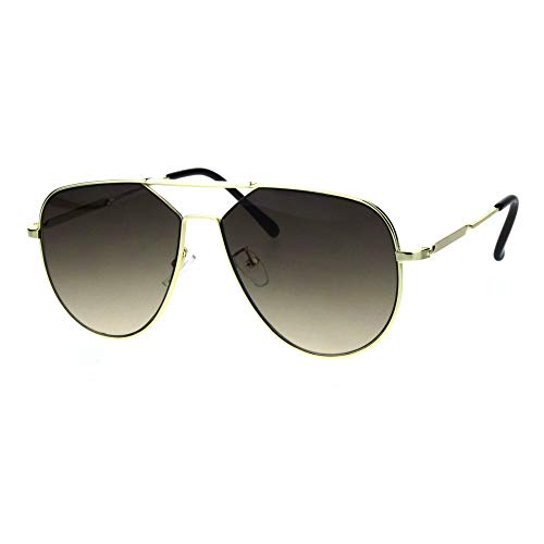SA106 Retro Mobster Flat Top Metal Racer Sunglasses