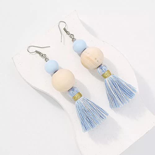 Boho Earrings for Women Dangling Lightweight Cute Earrings Handmade Tassel Dangle Earrings for Girls3