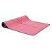 Liforme Original Yoga Mat – Free Yoga Bag Included - Patented Alignment System, Warrior-like Grip, Non-slip, Eco-friendly, sweat-resistant, 4.2mm thick mat for comfort - Pink
