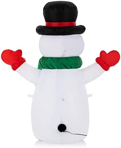 Celebright Christmas Inflatable Snowman - Outdoor/Indoor Bright LED Light Up Porch Decoration - Built in Air Compressor - Pegs Included for Garden Use 100cm (3.3ft)