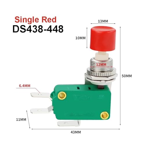 Micro-interrupteur de fin de course DS438 haute endurance 16A - 2