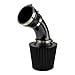Torchbeam Cold Air Intake Filters System Kits Fit for 325i/330Ci/325Ci/330i/325xi/330xi 2001-2005, 323i/328i 1998-2000, 323Ci 2000, 323is/328is 1998-1999, Aluminum Filter System Replacement Black