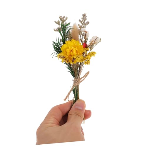 6 Mini Ramos de Flores Secas Decorativas Naturales miniatura 4