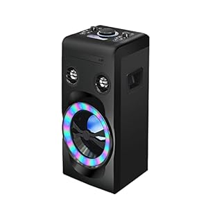 Partylautsprecher Kompaktanlage Minianlage HiFi-Anlage CD-Player, DVD-Player, HDMI/RCA-Ausgang, 2 Mikrofonanschlüsse…