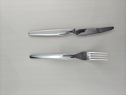 Set Cuchillos y Cubiertos 10 Piezas Acero Inoxidable miniatura 4