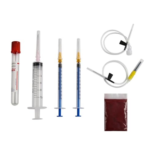 Image of Venipuncture Practice Pad Insertion Training Kit Practice Model Injection Pad,and Simulated Blood for Nursing Medical Students Educational USE Only