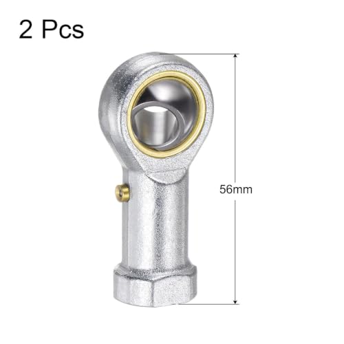 Rótula hembra M10 PHS10 con rosca derecha M10x1.5 para varilla roscada de 56mm 2