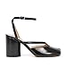 Agodor Women's Chunky Block High Heels Split Toe Pumps Ankle Strap Slingback Heels Tabi Shoes Comfort Dress Heeled Sandals Black US7